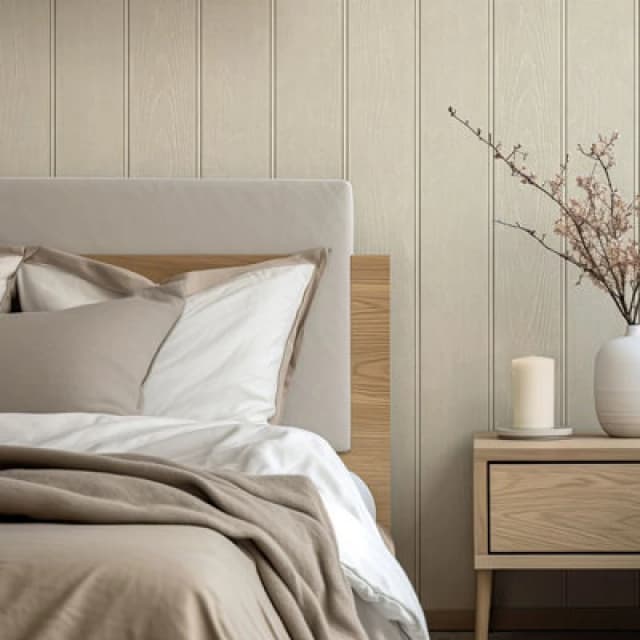 Belgravia Decor Beaded Wood Beige