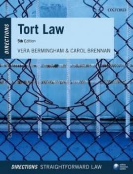 Tort Law by Vera Bermingham Book