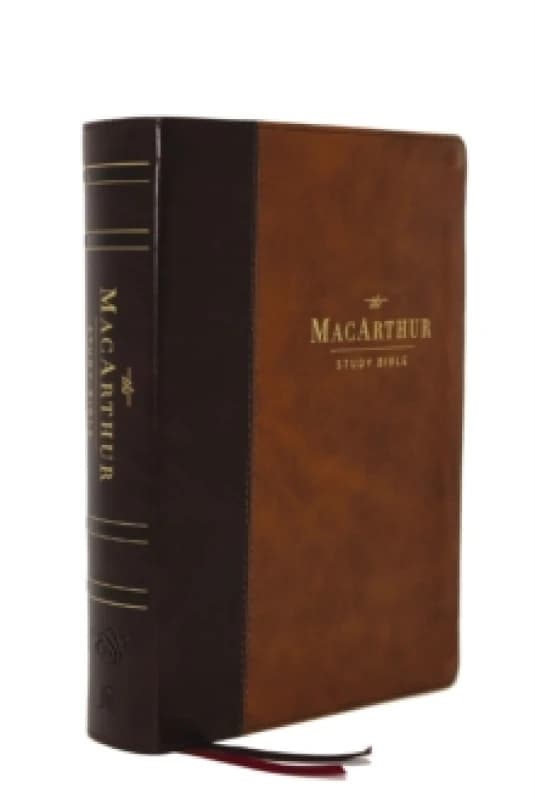 The MacArthur Study Bible. Leather / fine binding. By John MacArthur Books