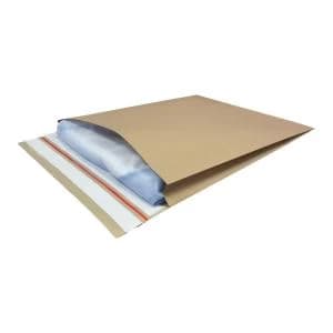 Kraft Mailer Eco V Bottom & Side Gusset Double P&S