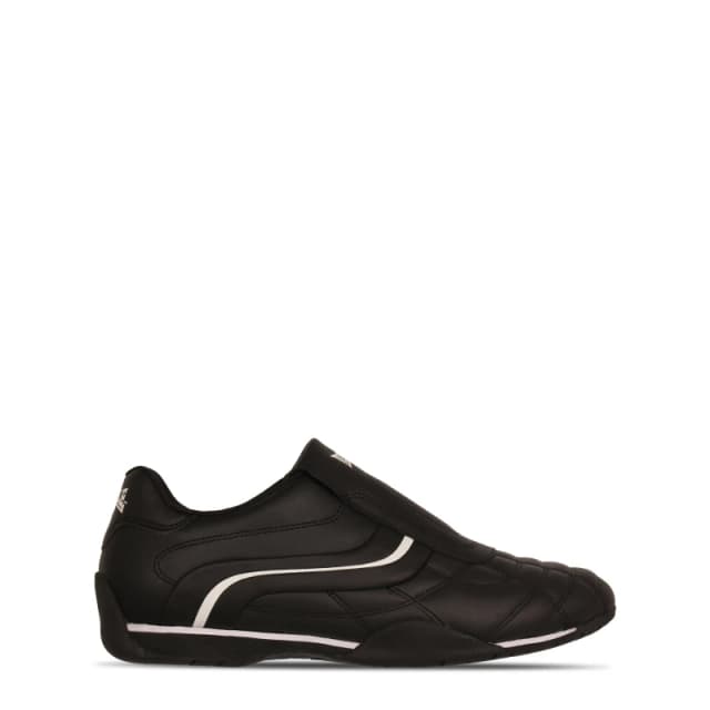 Lonsdale Camden Slip Trainers Mens Black/White male 7 (41)