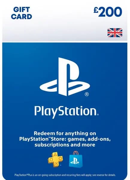 Sony PlayStation Store £200 PSN Top UP Gift Card