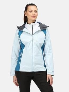 Regatta Highton Stretch Ii Waterproof Shell Jacket - Light Blue, Size 8, Women