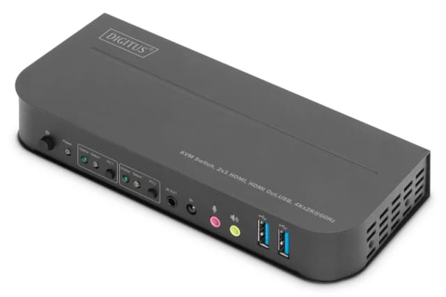 Digitus KVM Switch. 2x1 HDMI. HDMI Out.USB. 4Kx2K@60Hz