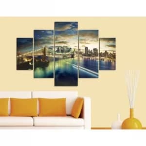 ST015 Multicolor Decorative MDF Painting (5 Pieces)