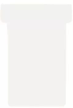 Franken T-cards Size 2, W 48 mm, H 84 mm, White
