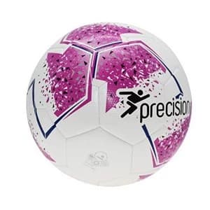 Precision Unisex-Youth Fusion IMS Training Ball, White/Pink/Purple/Grey, 4