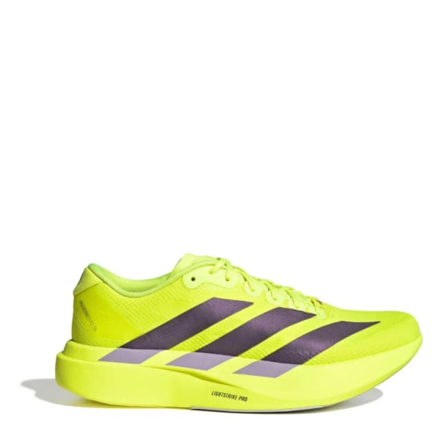 adidas Adizero EVO SL Shoes Mens Solar Yellow male 10.5 (45.3)
