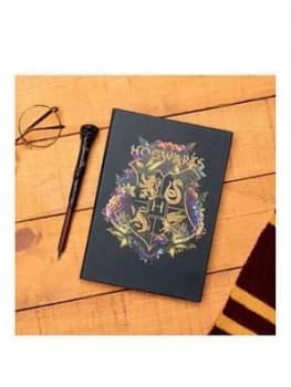 Harry Potter Hogwarts Floral Notebook & Harry Potter Pen
