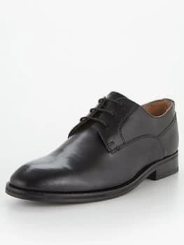 Ted Baker Kampten Formal Leather Derby Shoes - Black, Size 11, Men