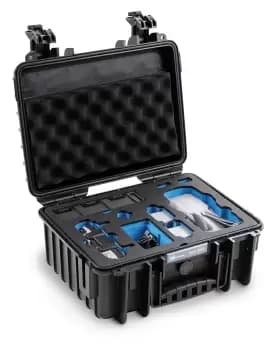 B&W 3000/B/MavicA2 camera drone case Bag case Black Polypropylene (PP)