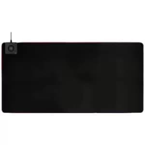 DELTACO GAMING DMP330 Gaming mouse pad Backlit Black (W x H x D) 1190 x 4 x 590 mm