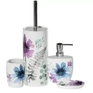 Showerdrape Jardenia Collection 4 Piece Bathroom Accessory Set