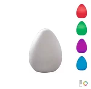 Huevo Egg Table Lamp Induction LED RGB Outdoor IP65, 120lm, Opal White
