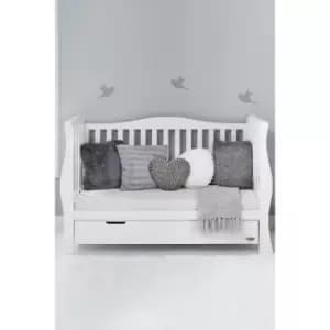 Obaby Stamford Luxe White Cot Bed