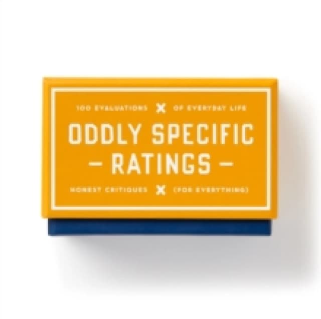 Oddly Specific Ratings. Cards. By Brass Monkey Books