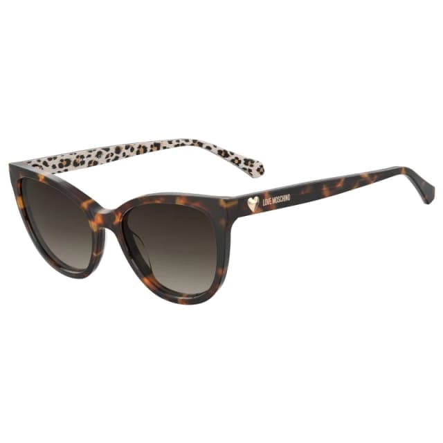 Moschino MoscSun Cat Eye SunG Pattern Havana female One Size
