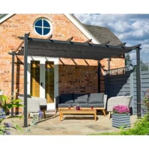 Rowlinson Venetian Garden Canopy 4M x 3M, Grey