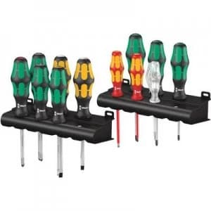 Wera Kraftform XXL TX Workshop Screwdriver set 12 Piece Slot, Phillips, Pozidriv, TORX socket