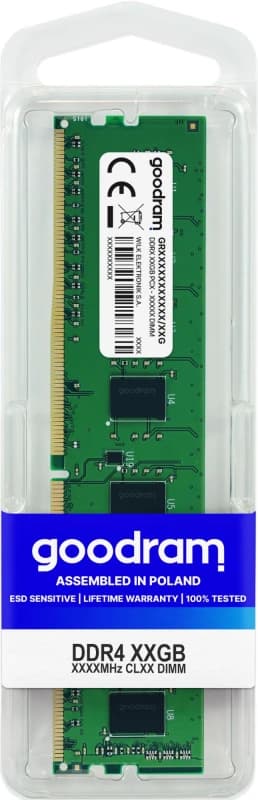 Goodram GR2400D464L17S/4G memory module 4GB 1 x 4GB DDR4 2400 MHz