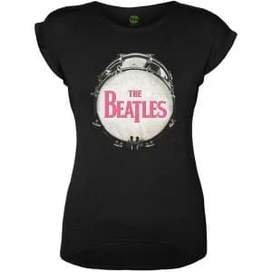 The Beatles - Drum Womens Medium T-Shirt - Black