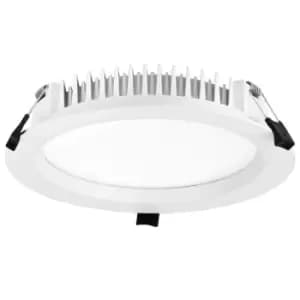 Aurora Enlite 25W Baffle Dimmable Integrated Downlight IP54 Cool White - EN-DDLH825/40