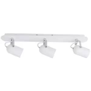 Italux Lumen - Modern Spotlights White 3 Light with White Shade, GU10