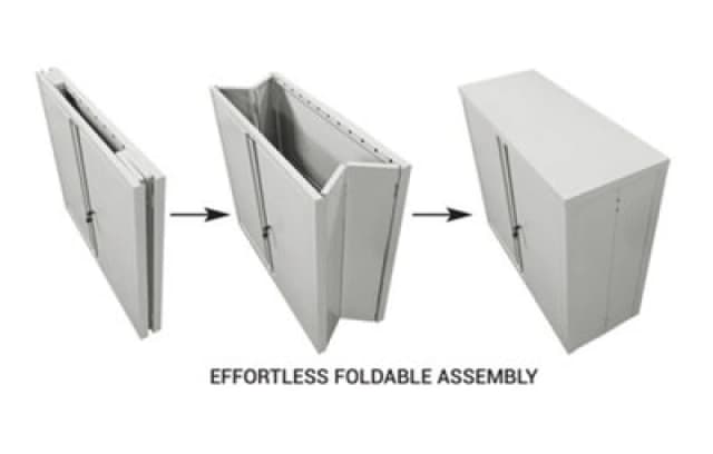 Phoenix SCF Series 2 Door 1 Shelf Steel Storage Cupboard With Key Lock EXR54172PH