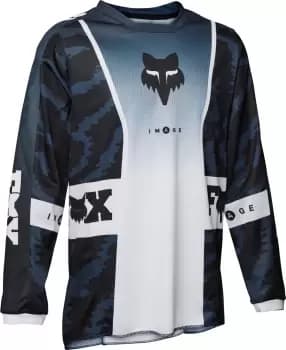 FOX 180 Nuklr Youth Motocross Jersey, blue Size M blue, Size M