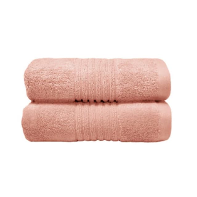Misona Ultra Soft Bamboo Pair Of Hand Towels - Blush