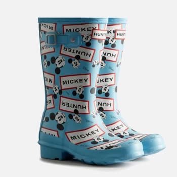 Hunter X Disney Original Kid's Disney Wellington Boots - Borealis Blue - UK 2 Kids