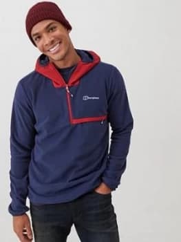 Berghaus Aslam Hooded Fleece Top - Navy