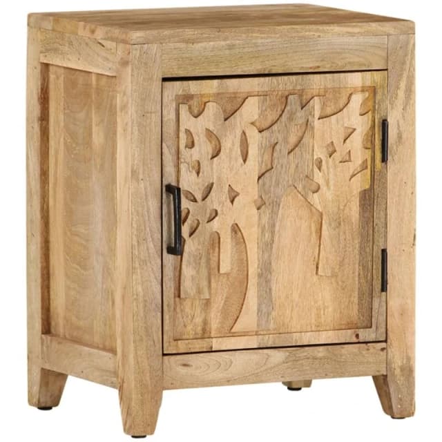 VIDAXL Bedside Cabinet 40x30x50cm Solid Mango Wood Vidaxl 8720286070710