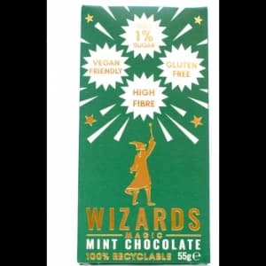 The Wizards Magic Mint Chocolate 55g 1% Sugar 55g