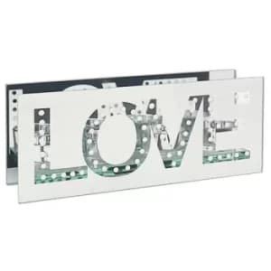 Mirror Message 3 Tealight Holder Love
