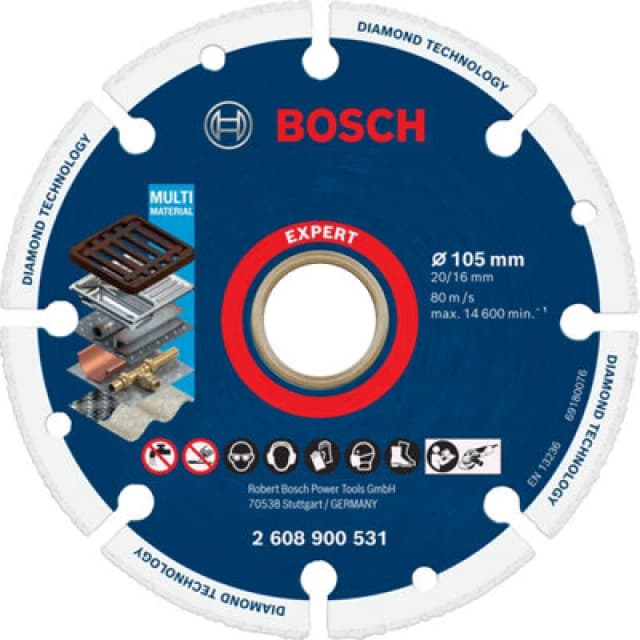 Bosch Expert Diamond Metal Cutting Disc 2608900531 Diameter: 105mm