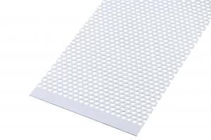 Wickes Metal Sheet Perforated Round Hole 4.0mm Anodised Aluminium 250 x 500mm