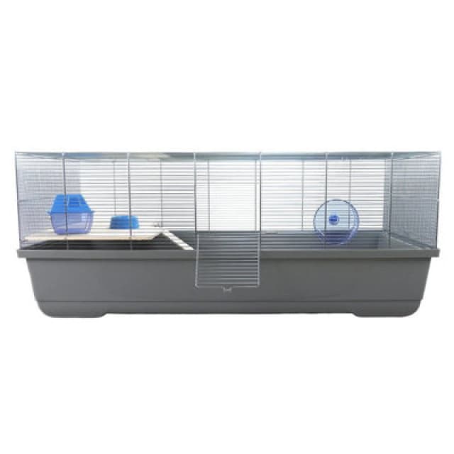 Little Friends Ritz Large Rat And Hamster Cage With Shelf - Grey