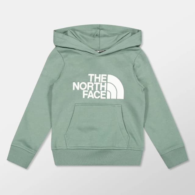 The North Face Drew Peak Over-the-head Hoodie Juniors Duck Green HCH male XL