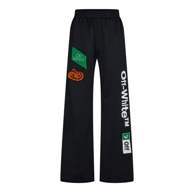 Off White Mens Multi-Logo Skate Trackpants Black/White male XS