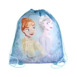 Frozen Girls Nature Is Magical Drawstring Bag (One Size) (Blue)