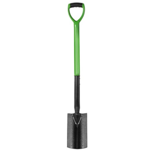 Hardys Heavy Duty Garden Spade - Long Life Carbon Steel Blade, Rust Resistant, Ergonomic Textured D-Grip - 97Cm Gardening Shovel