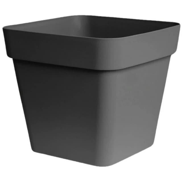 Cleo Square Planter - L40 x W40 x H39cm - Black 358959