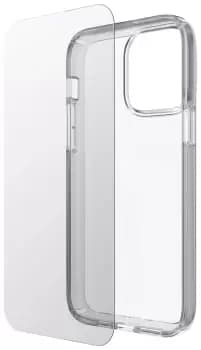 Speck iPhone 14 Pro Max Phone Case & Glass Bundle - Clear