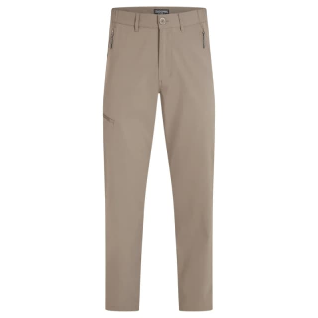 Craghoppers Craghoppers Men Kiwi Pro Water-Repellent Stretch Trouser in Beige Size: 34R Beige 34R Male 5063260133821