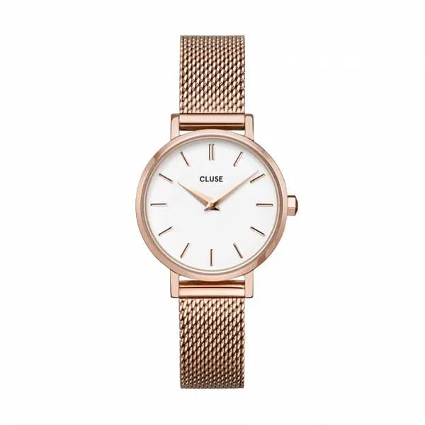 Cluse Unisex La Beheme Rose Gold Circle Quartz Fashion Watch CW0101211