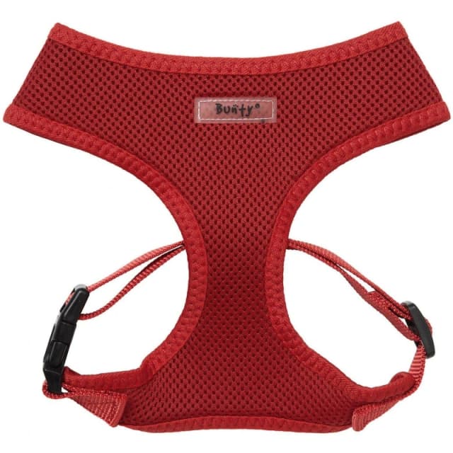 Bunty Bunty Mesh Breathable Dog Harness - Red Red S