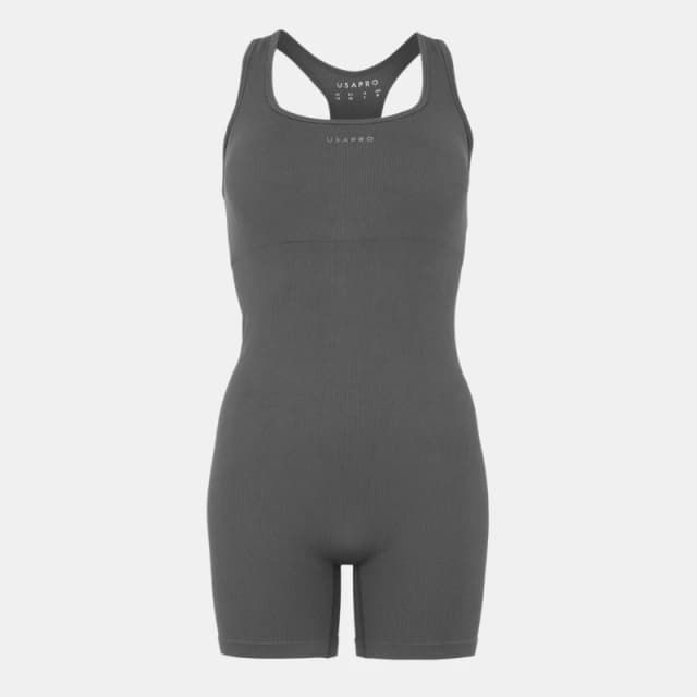 USA Pro x Sophie Habboo Seamless Unitard - Grey Grey 8
