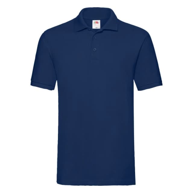 Fruit Of The Loom Fruit of the Loom Men Premium Pique Polo Shirt in Navy Size: Small Navy S Male 5063470860203