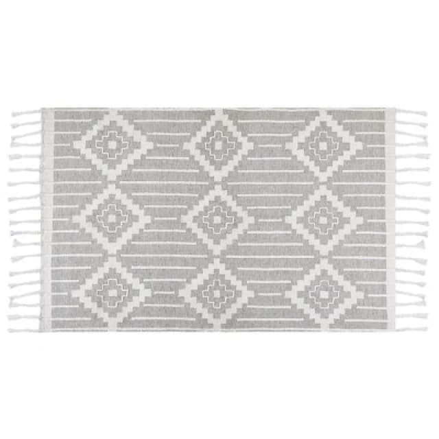 Beliani Outdoor Rug Tabiat Grey 140 X 200 Cm
